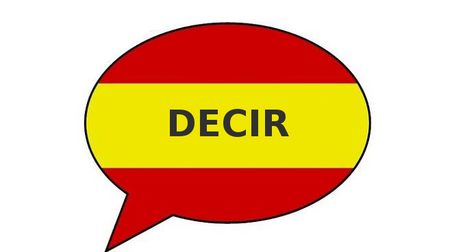 Coniugazione DECIR spagnolo – dire