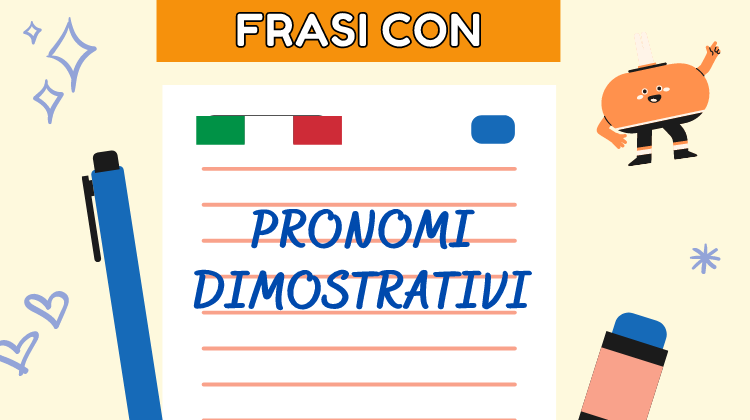 Frasi con pronomi dimostrativi – Italiano