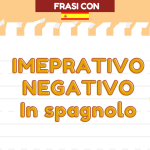 frasi con imperativo negativo in spagnolo