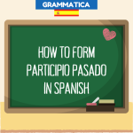how to form participio pasado in spanish