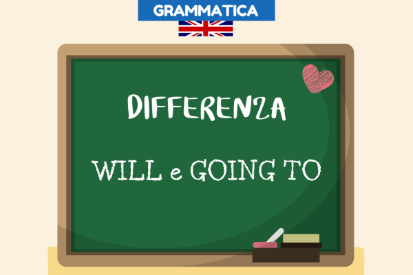Differenza will e going to in inglese