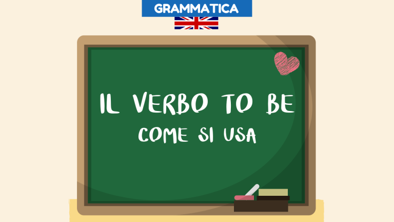 verbo to be in inglese